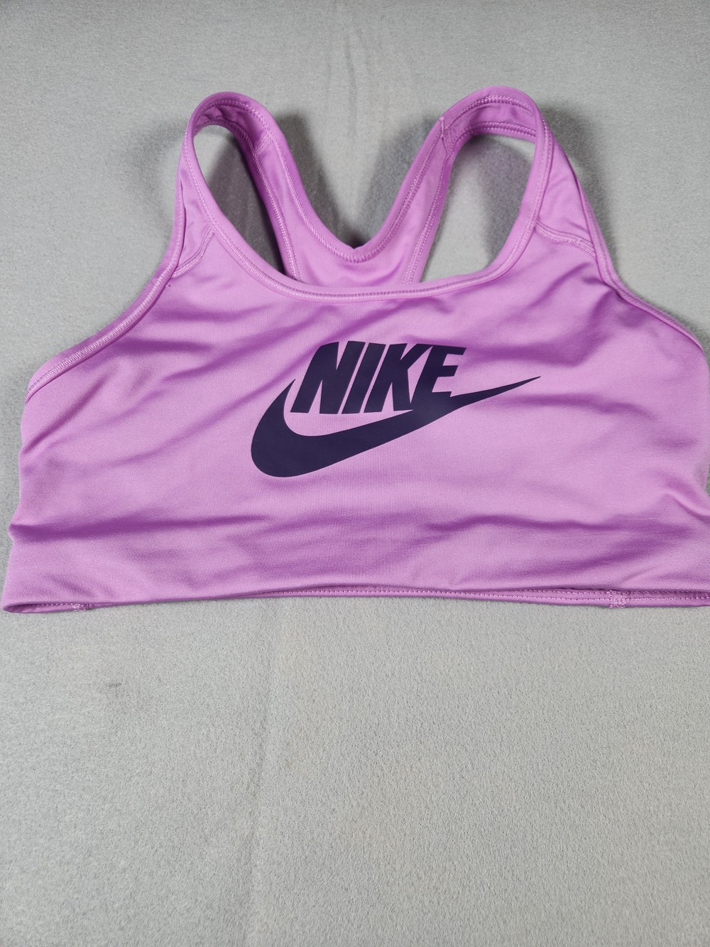 Nike Lavender Racerback Sports Bra with Logo